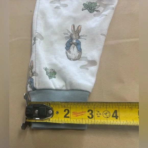 Pottery Barn Kids Pajama PANTS ONLY Peter Rabbit Toddler Size 3T Organic Cotton - Picture 9 of 11